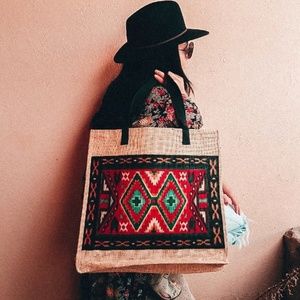Jute Boho tote